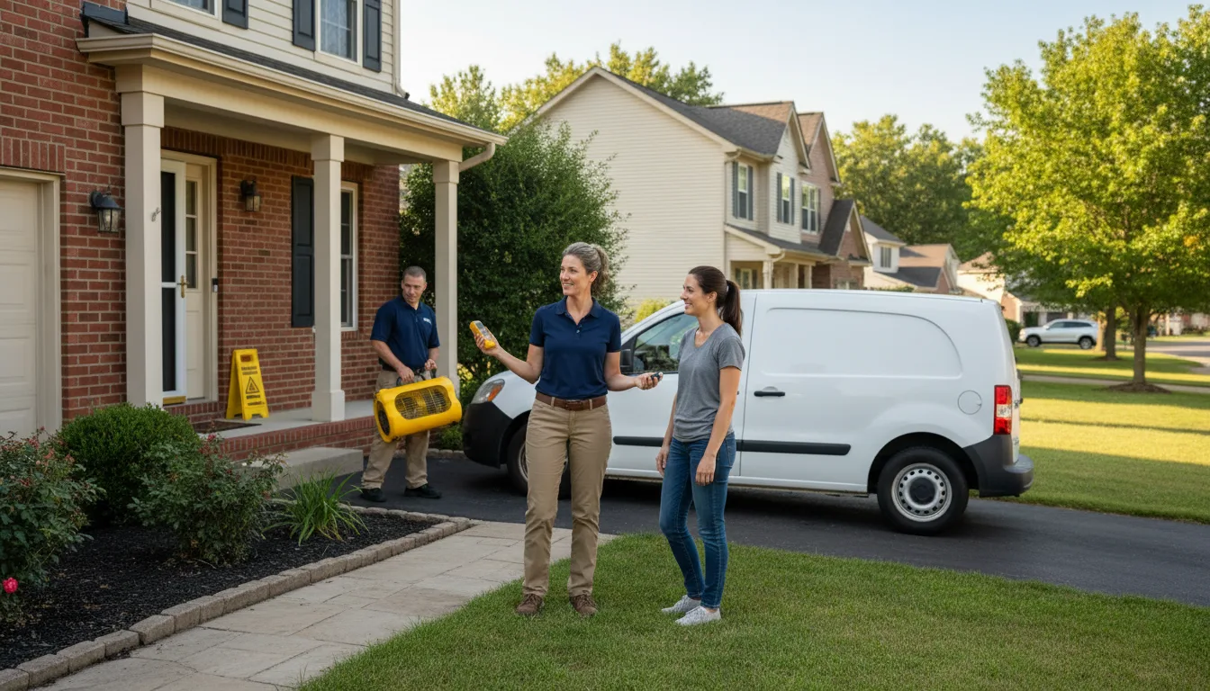 Water restoration image for Water Damage & Restoration Services in Meadow, SD
